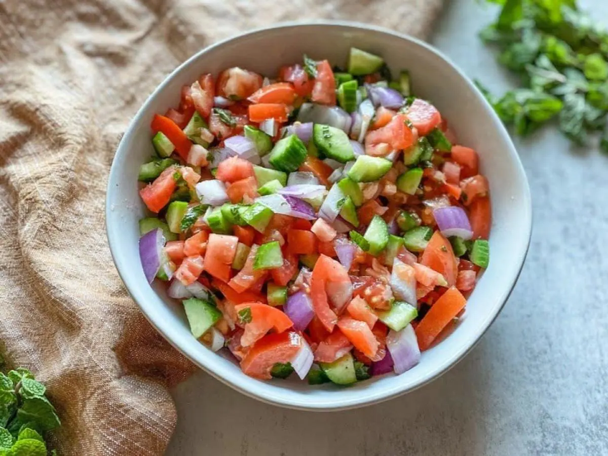Salad Shirazi (Condiment style- Like a salsa) Salad Shirazi (Condiment style- Like a salsa)