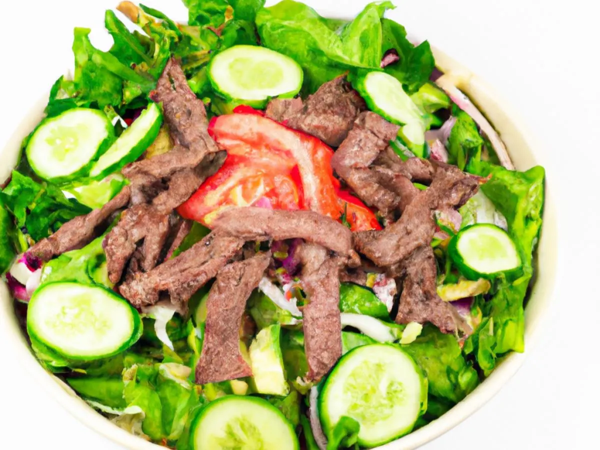Beef Kabob Salad Bowl