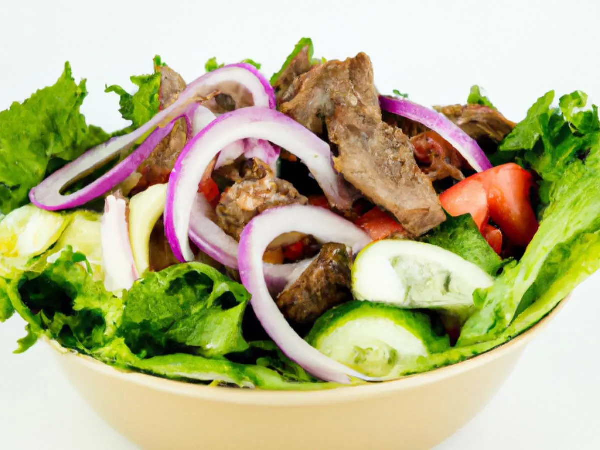 Lamb Kabob Salad Bowl