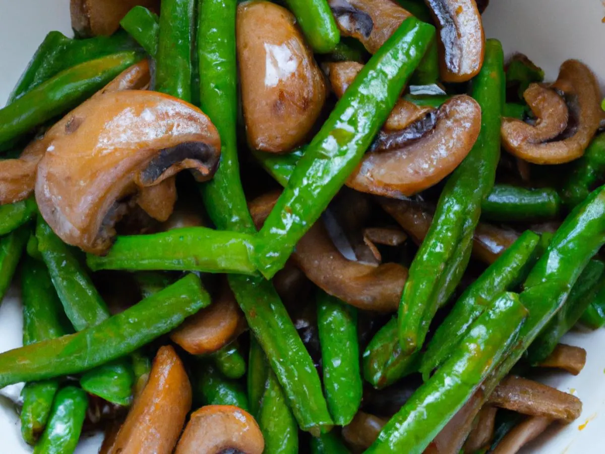 Green Beans & Mushrooms Green Beans & Mushrooms