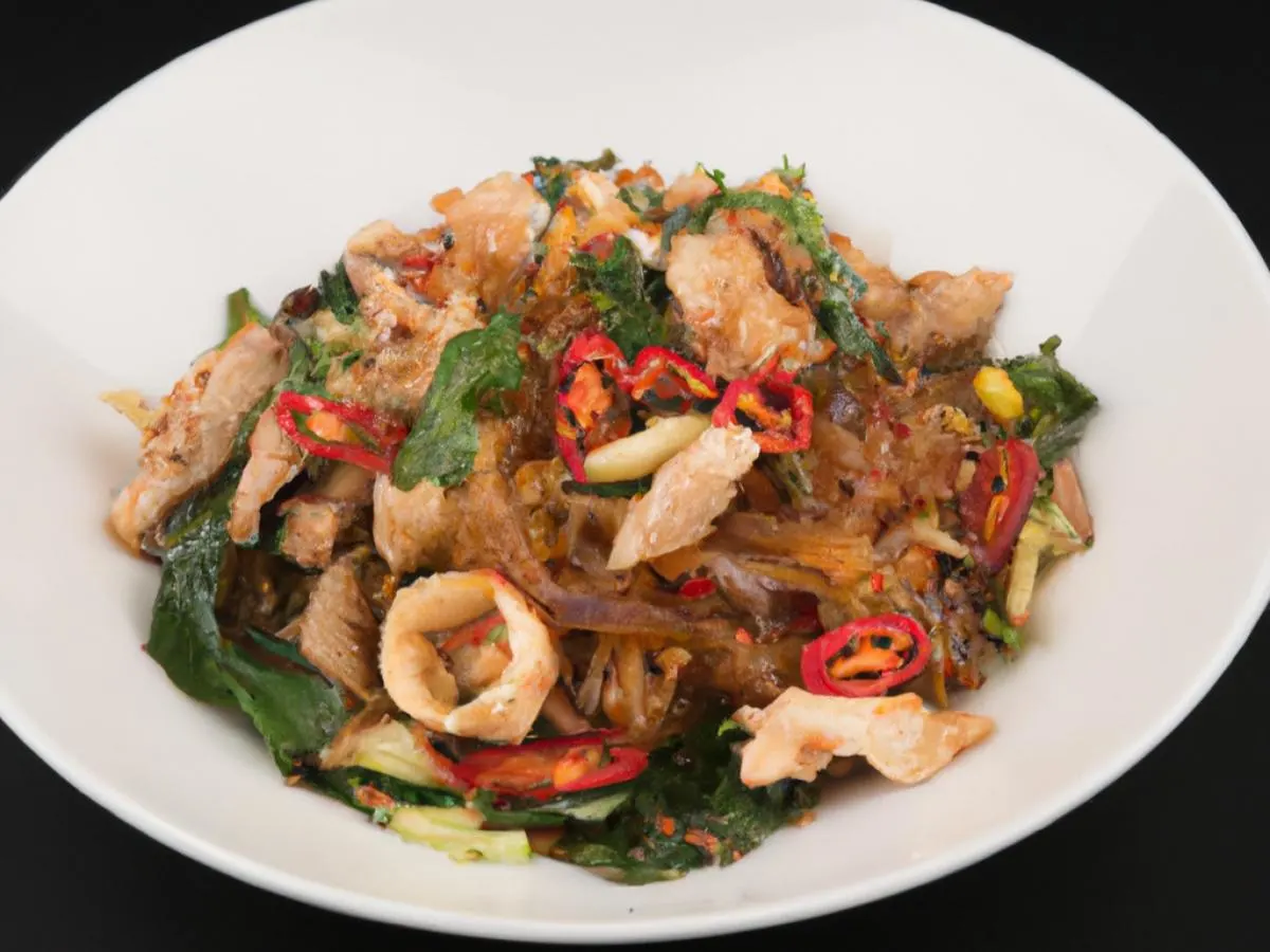 Mixed Singapore Rice Noodles Mixed Singapore Rice Noodles