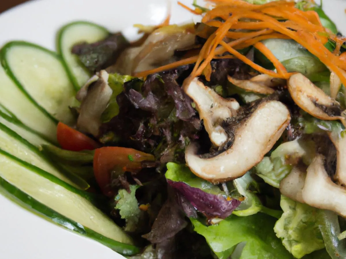 Individual Garden Salad with Balsamic Dressing