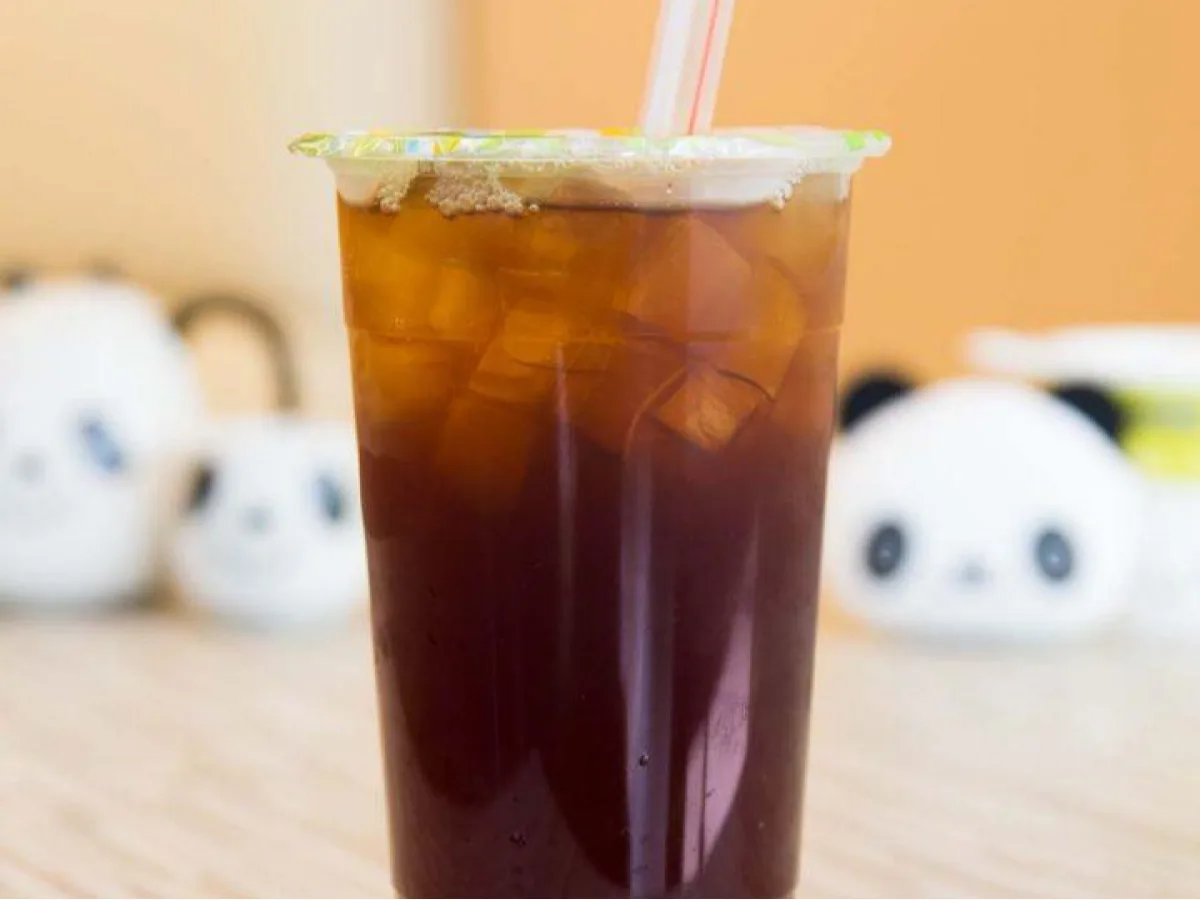 50% Sweetness Ceylon Black Tea w/Lychee Jelly 50% Sweetness Ceylon Black Tea w/Lychee Jelly