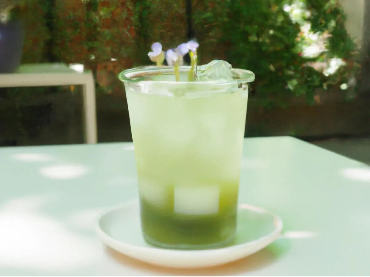 50% Sweetness Jasmine Green Tea w/Lychee Jelly 50% Sweetness Jasmine Green Tea w/Lychee Jelly
