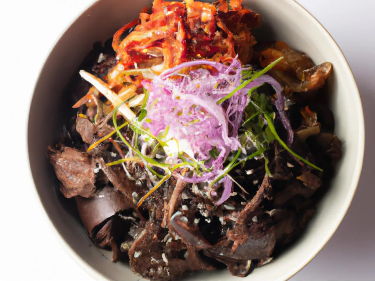 Bulgogi Beef Purple Rice Bowl (3 Toppings) Bulgogi Beef Purple Rice Bowl (3 Toppings)