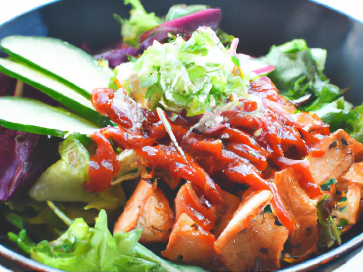 Bbq Chicken Salad Bowl (3 Toppings) Bbq Chicken Salad Bowl (3 Toppings)