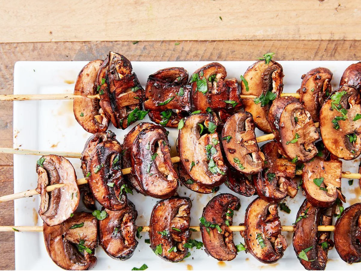 Mushroom Skewer Mushroom Skewer