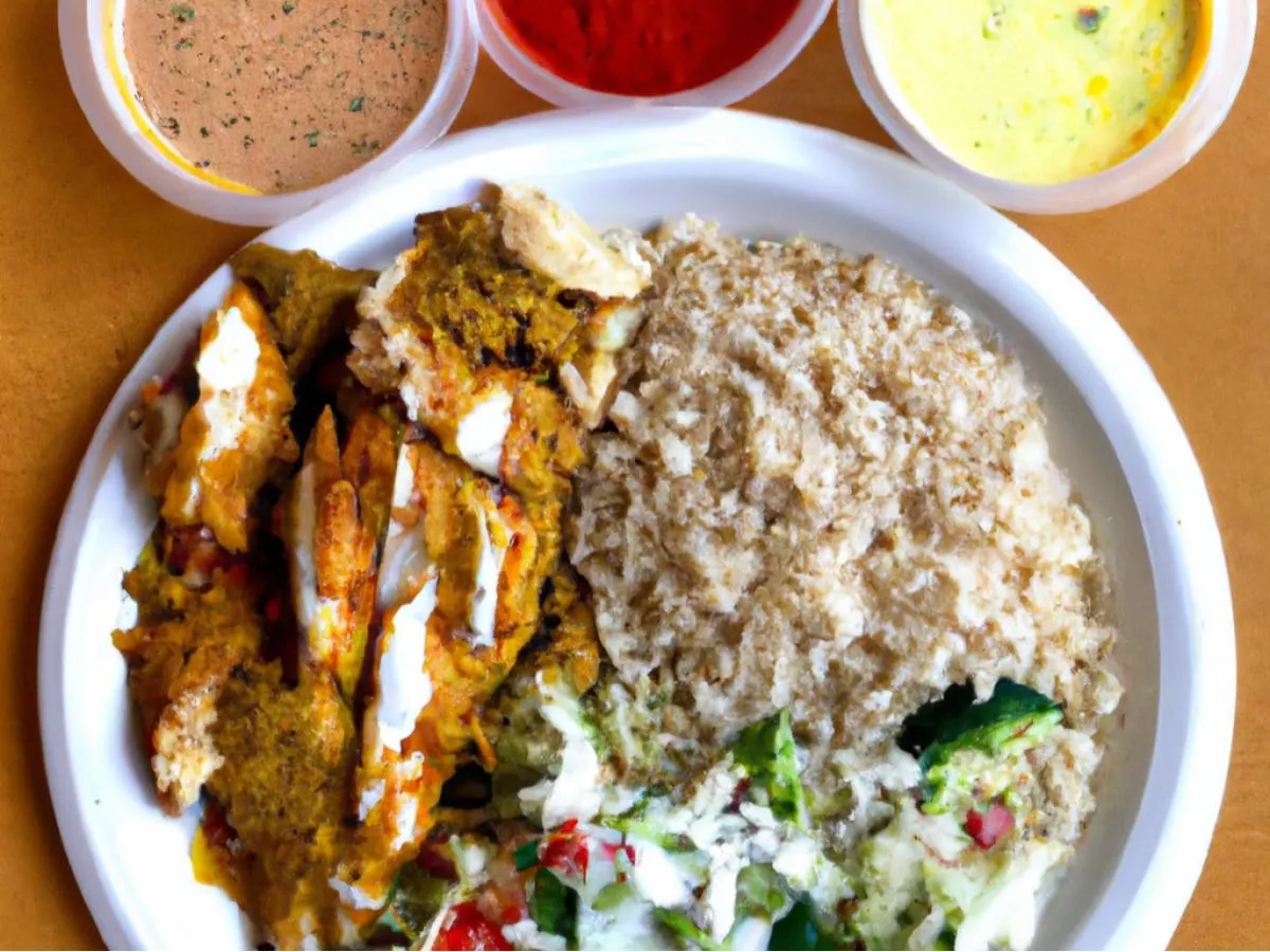 Gluten Free Chicken Shawarma With Basmati Rice, Mediterrannean Salad, and Hummus (no pita) Gluten Free Chicken Shawarma With Basmati Rice, Mediterrannean Salad, and Hummus (no pita)