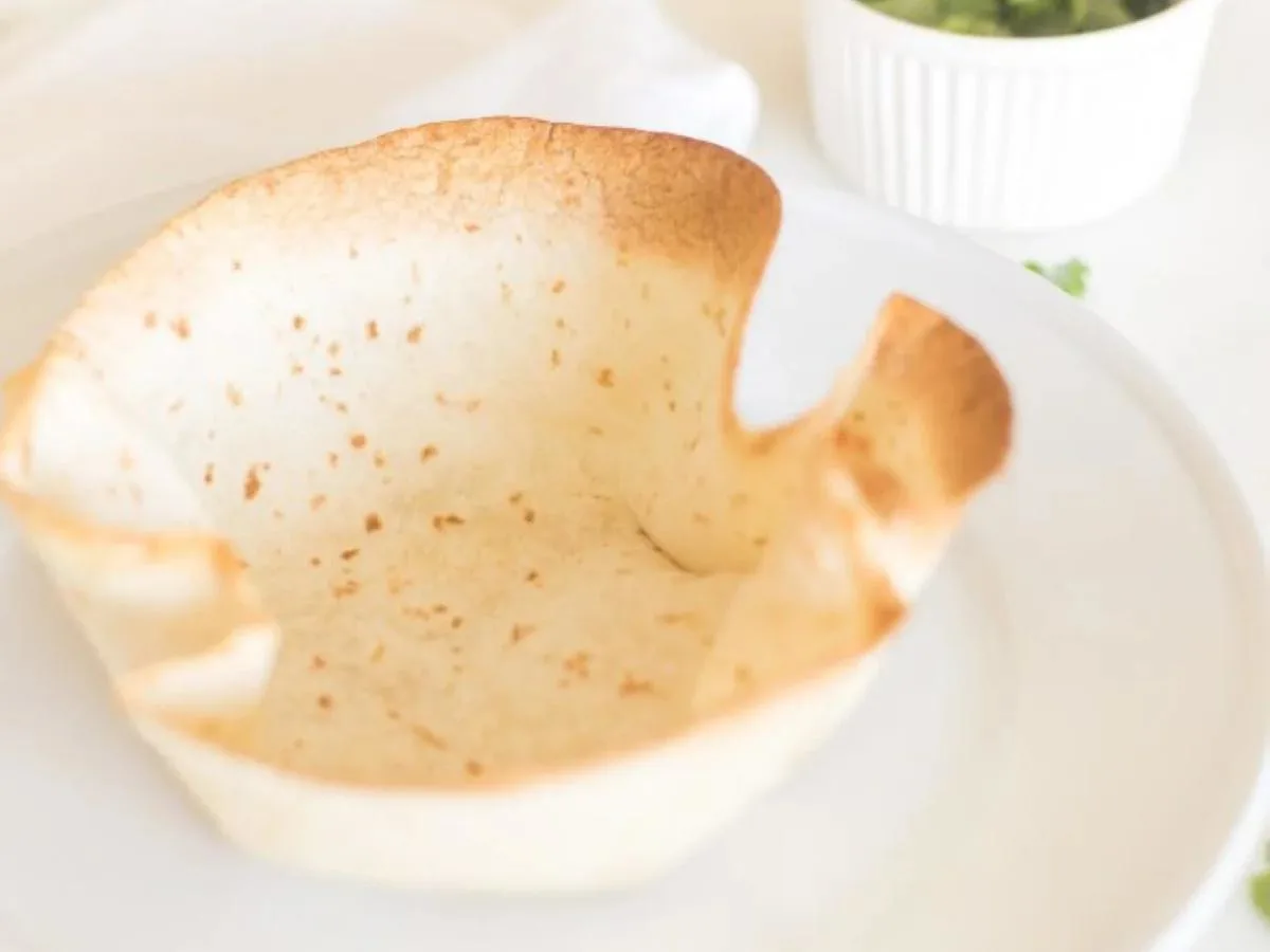 Crispy Baked Taco Salad Shell Crispy Baked Taco Salad Shell