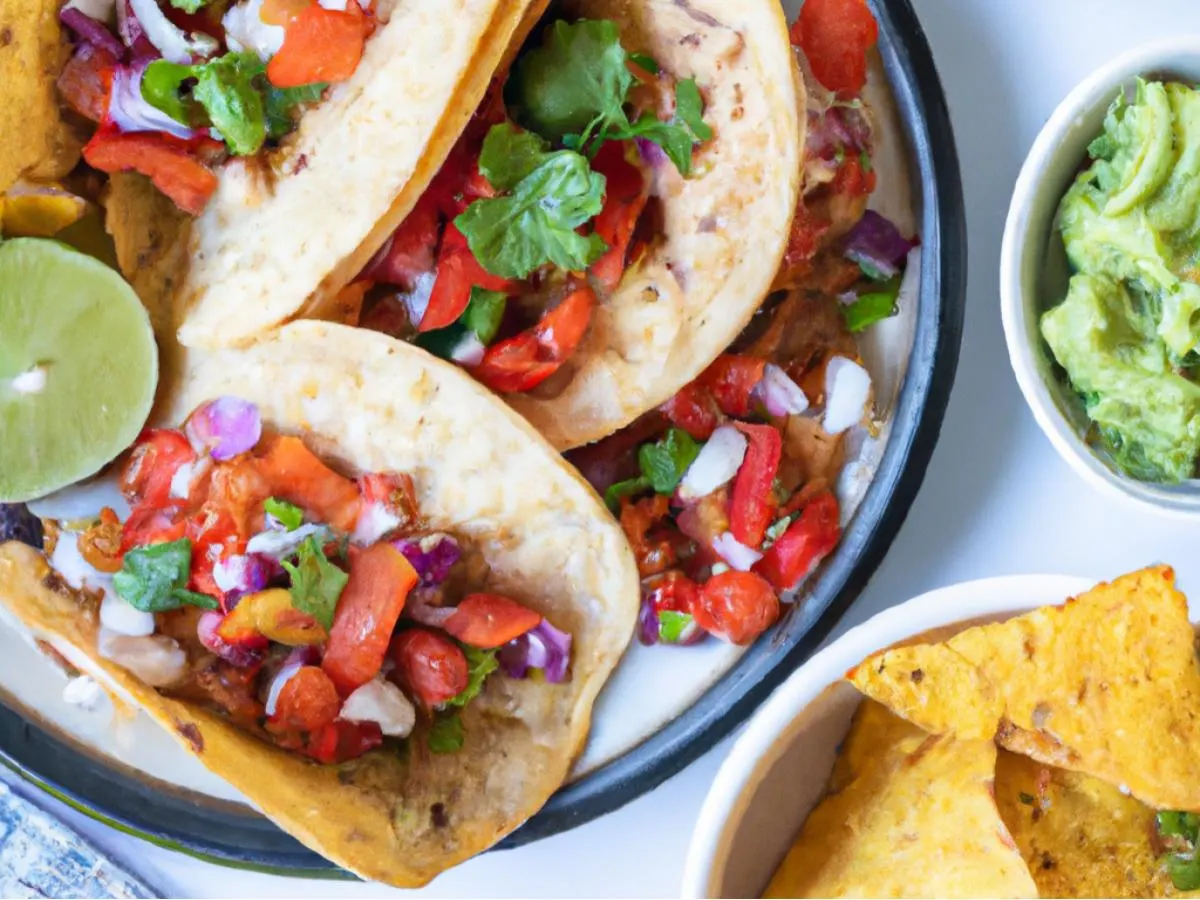 Grilled Veggie Grande Tacos with Chips & Pico Box (DAIRY FREE) Grilled Veggie Grande Tacos with Chips & Pico Box (DAIRY FREE)