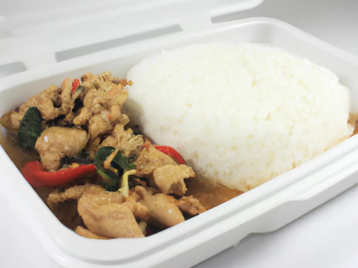 Thai Basil Chicken Boxed Lunch Thai Basil Chicken Boxed Lunch
