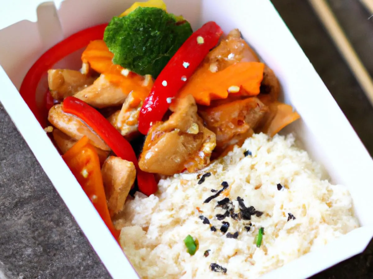 Black Pepper Chicken Boxed Lunch Black Pepper Chicken Boxed Lunch
