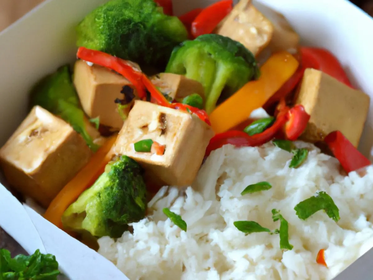 Black Pepper Tofu Boxed Lunch Black Pepper Tofu Boxed Lunch