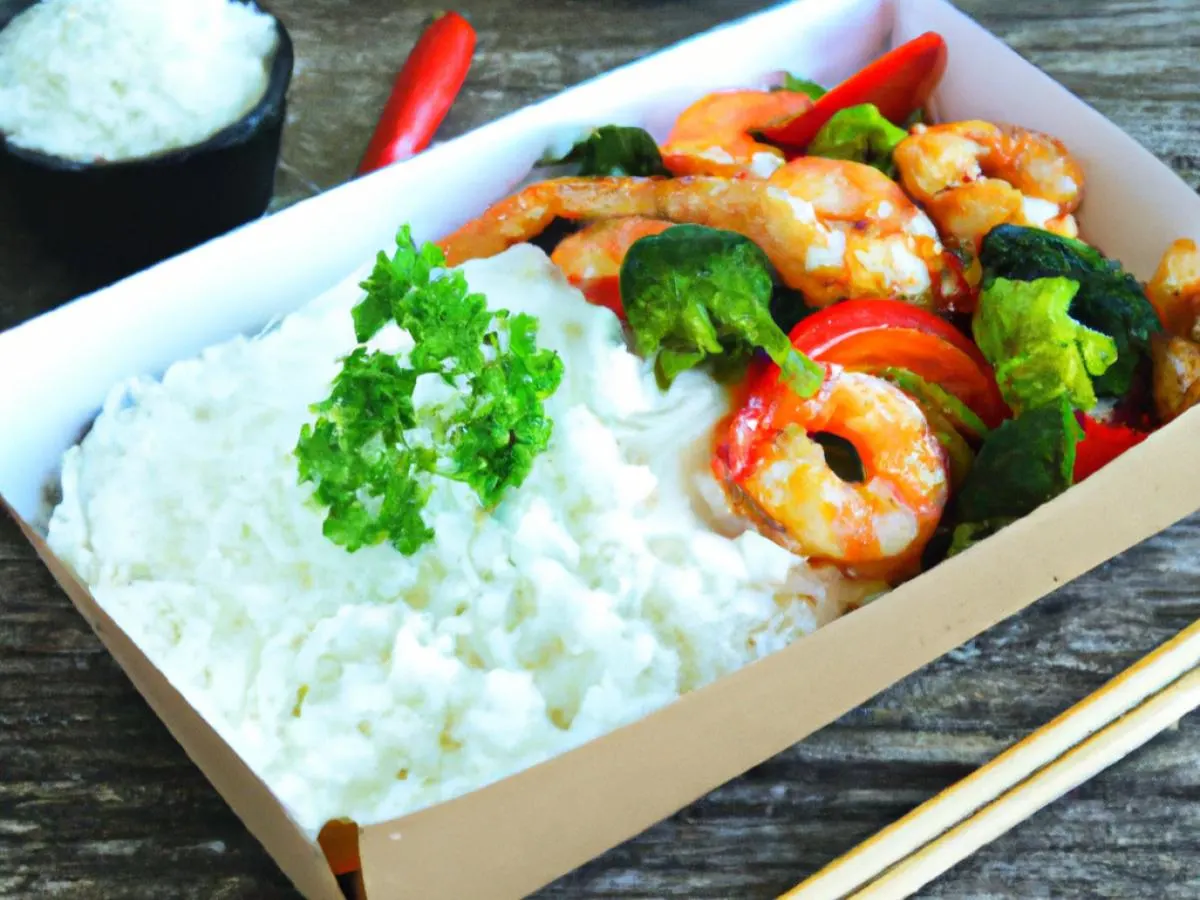 Black Pepper Shrimp Boxed Lunch Black Pepper Shrimp Boxed Lunch