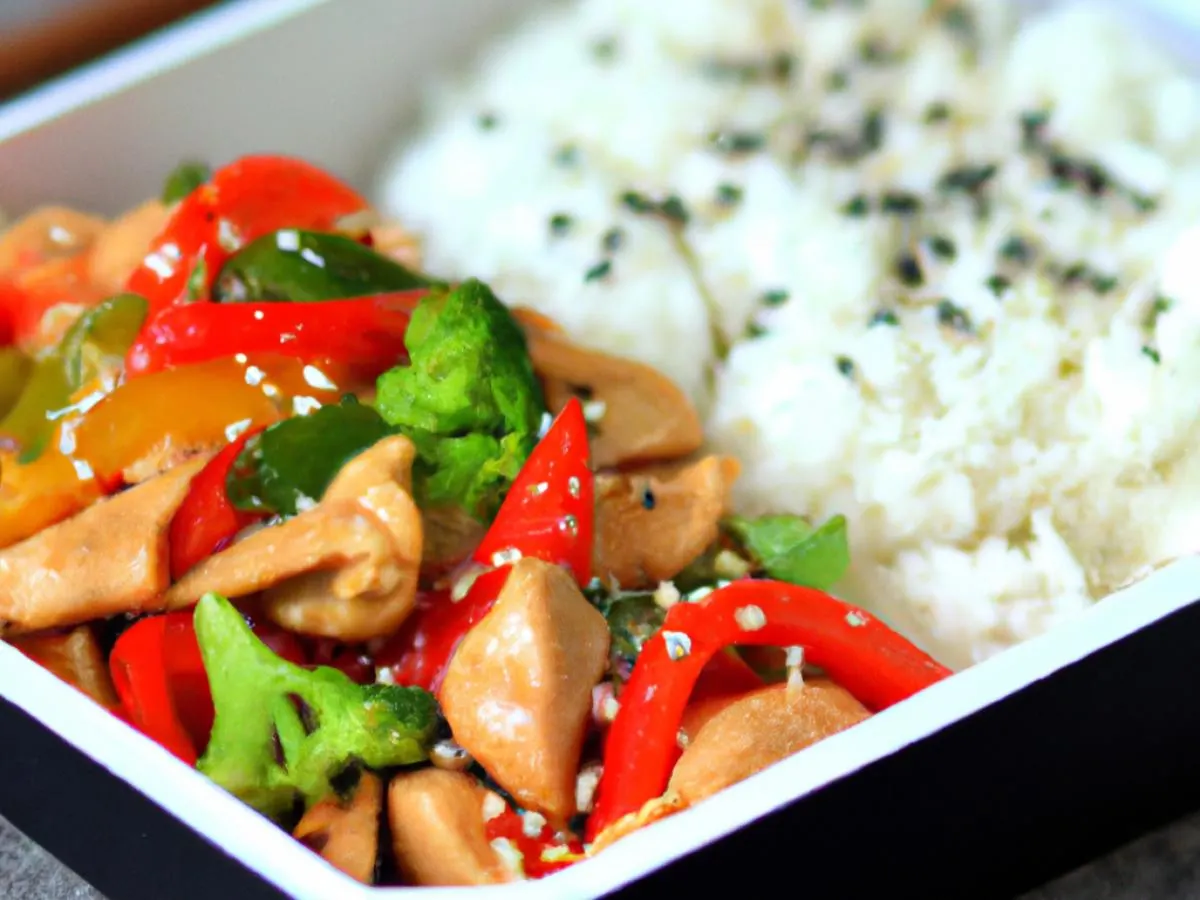 Gluten-Free Black Pepper Chicken Boxed Lunch Gluten-Free Black Pepper Chicken Boxed Lunch