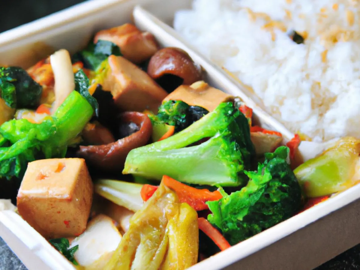 Vegetable Medley with Tofu Boxed Lunch Vegetable Medley with Tofu Boxed Lunch