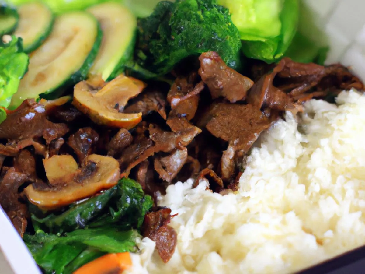 Vegetable Medley with Beef Boxed Lunch Vegetable Medley with Beef Boxed Lunch