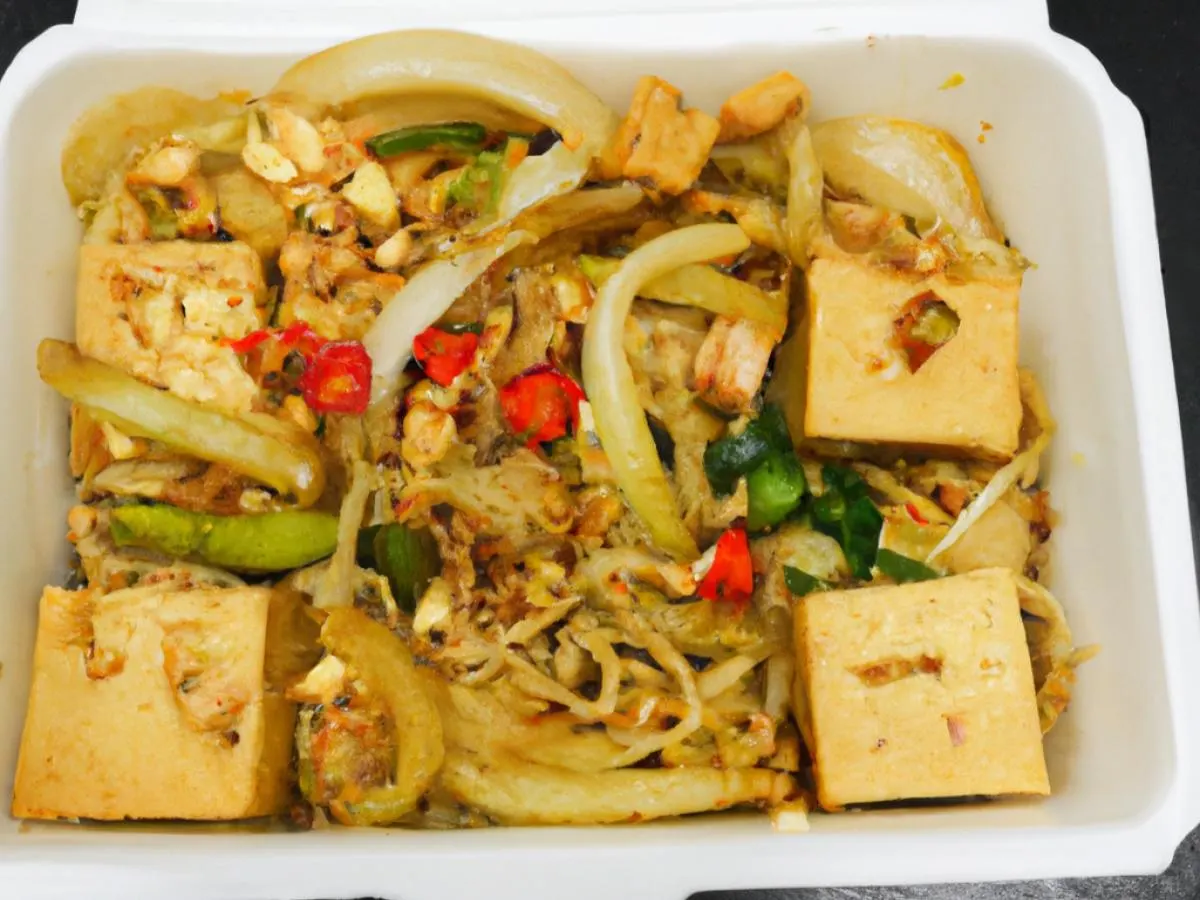 Drunken Noodles with Tofu Boxed Lunch Drunken Noodles with Tofu Boxed Lunch