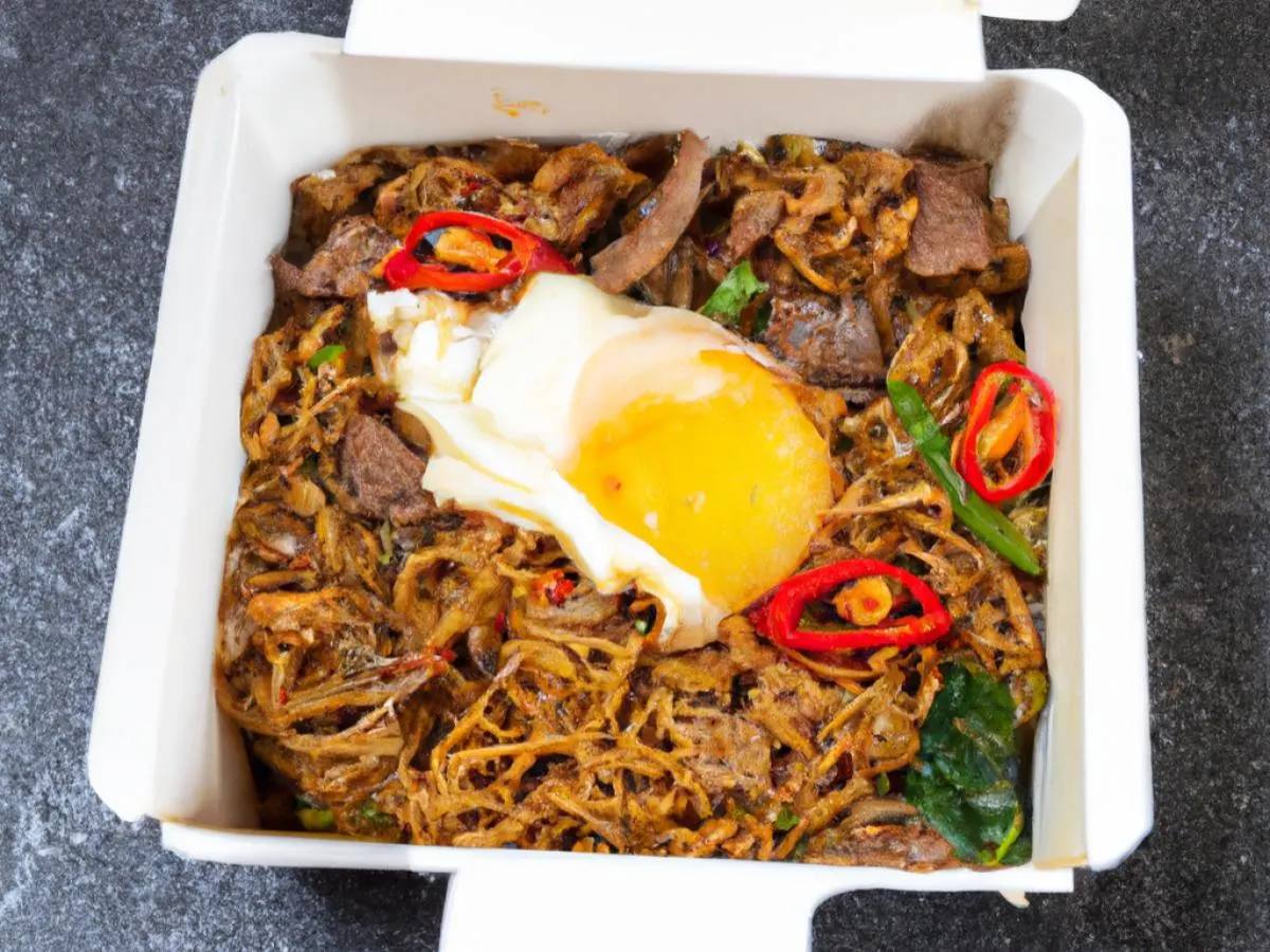 Drunken Noodles with Beef Boxed Lunch Drunken Noodles with Beef Boxed Lunch