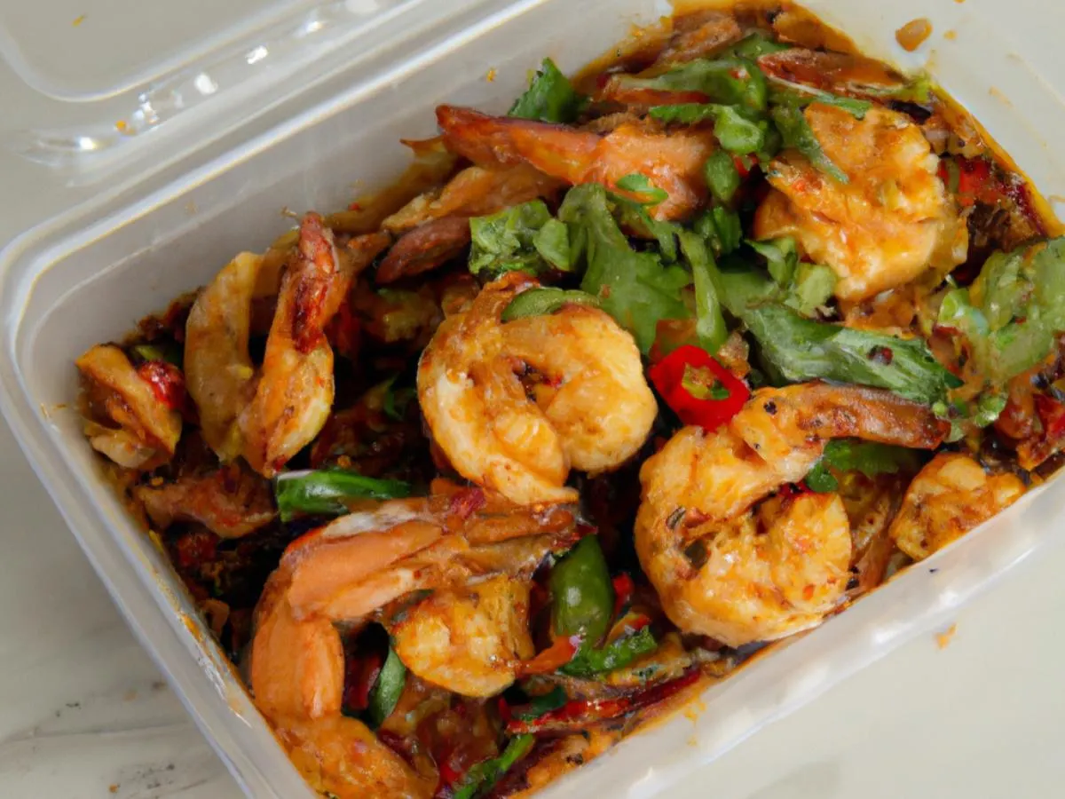 Light Carb Thai Basil Shrimp Boxed Lunch Light Carb Thai Basil Shrimp Boxed Lunch