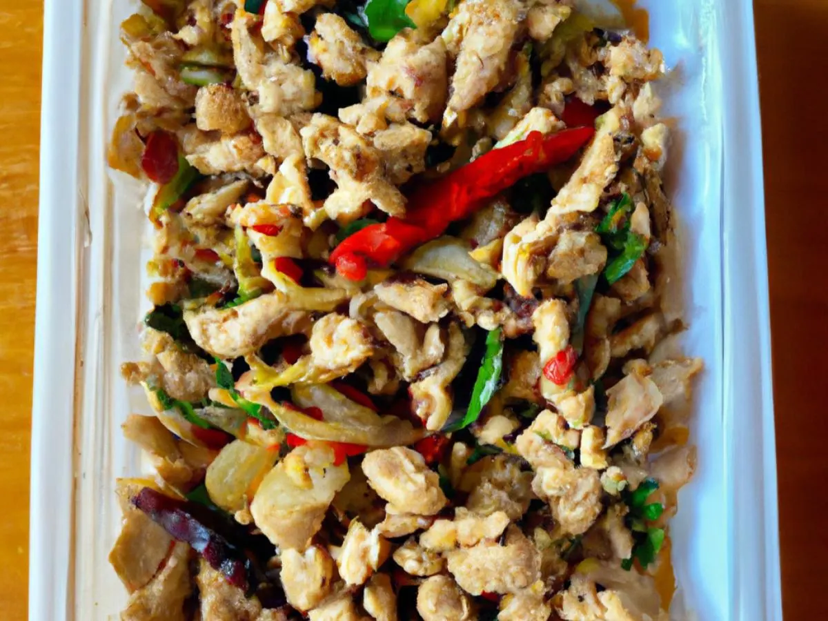 Light Carb Gluten-Free Thai Basil Chicken Boxed Lunch Light Carb Gluten-Free Thai Basil Chicken Boxed Lunch