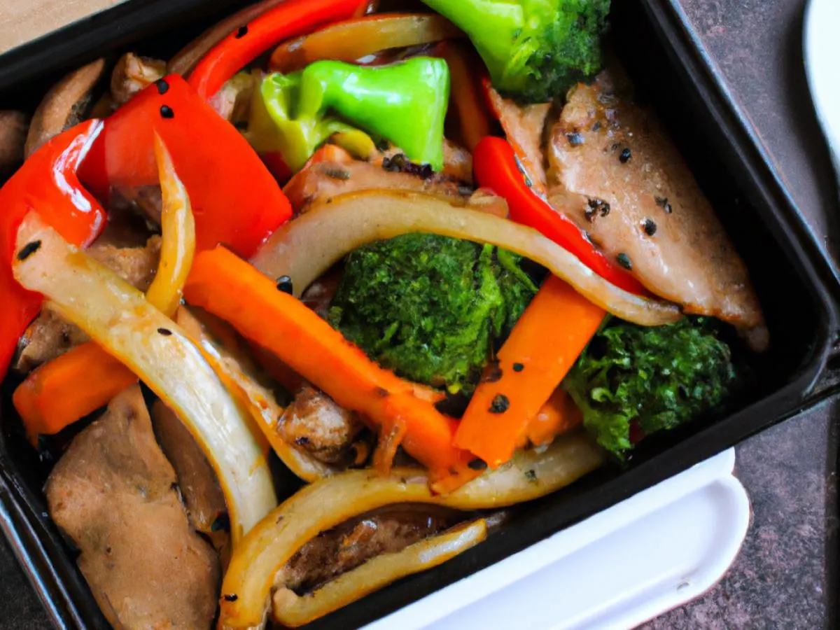Light Carb Black Pepper Pork Boxed Lunch Light Carb Black Pepper Pork Boxed Lunch