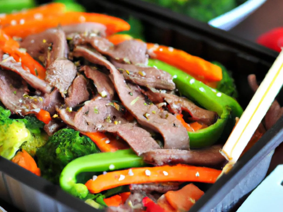 Light Carb Black Pepper Beef Boxed Lunch Light Carb Black Pepper Beef Boxed Lunch