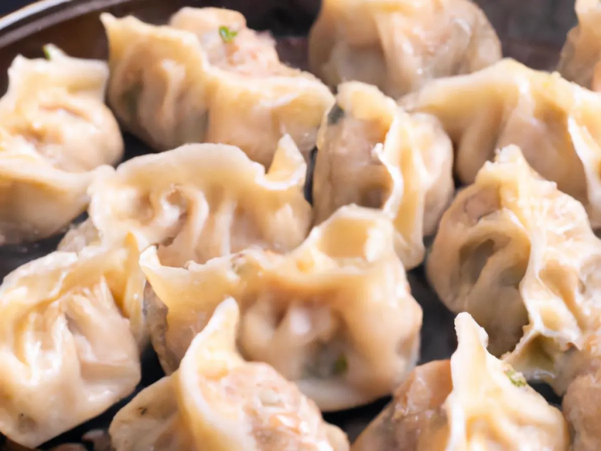 Steamed Chicken & Chive Dumplings Steamed Chicken & Chive Dumplings