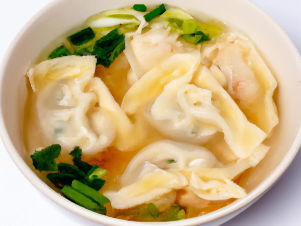 Pork Shrimp Wonton Noodle Soup Pork Shrimp Wonton Noodle Soup