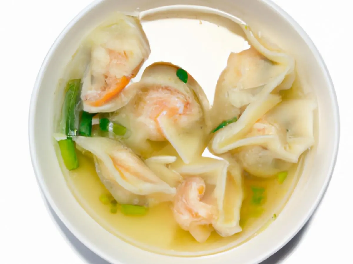 Pork and Shrimp Wonton Soup Pork and Shrimp Wonton Soup