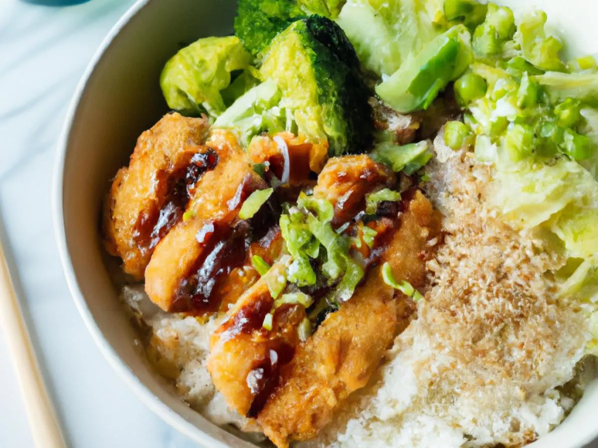 Chicken Katsu Rice Bowl Chicken Katsu Rice Bowl