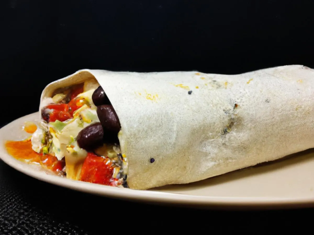 Tofu Verde Breakfast Burrito