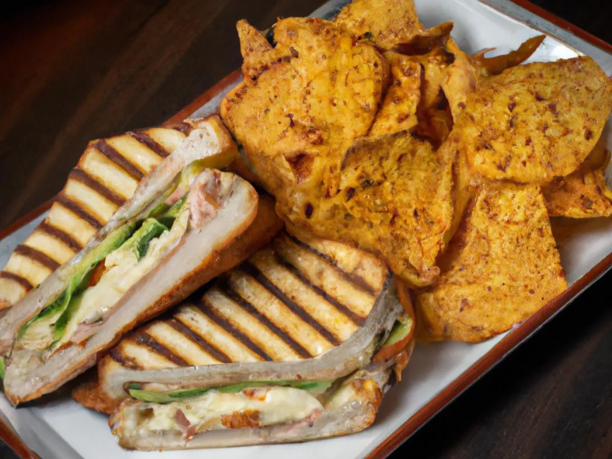 Mexican Panini with Kettle Chips and Chocolate Chip Cookies Mexican Panini with Kettle Chips and Chocolate Chip Cookies