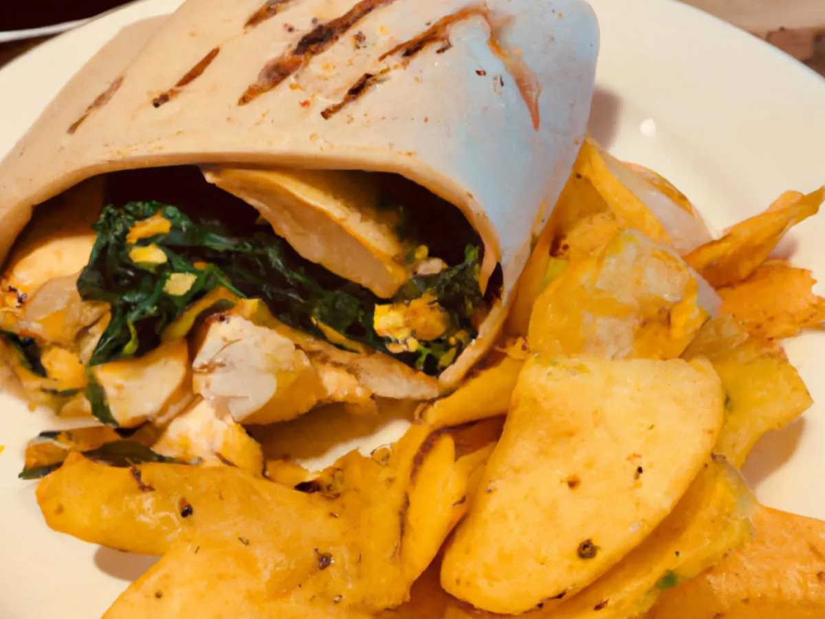 Big Muscles Wrap with Kettle Chips and Chocolate Chip Cookies Big Muscles Wrap with Kettle Chips and Chocolate Chip Cookies