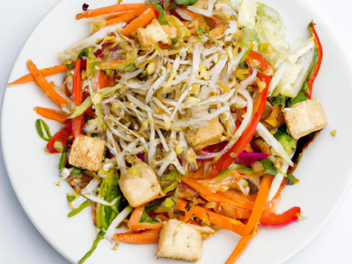 Asian Chop Salad with Tofu Asian Chop Salad with Tofu