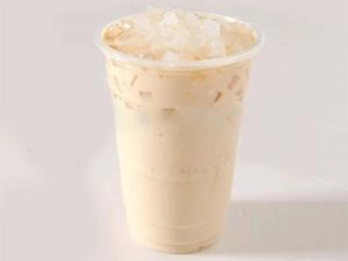 Coconut Milk Tea with Lychee Jelly - 25% Sweet [24 oz]