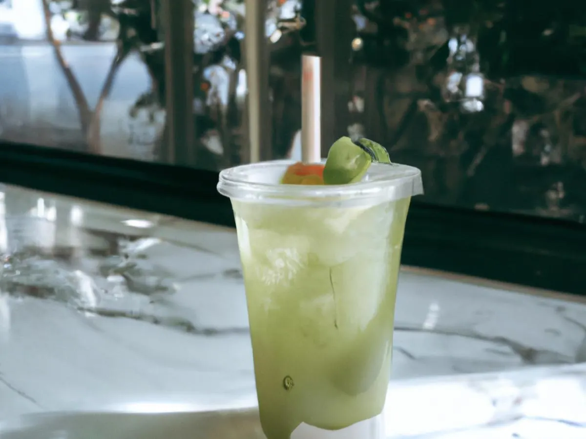 Green Apple Green Tea with Lychee - 25% Sweet [24 oz]