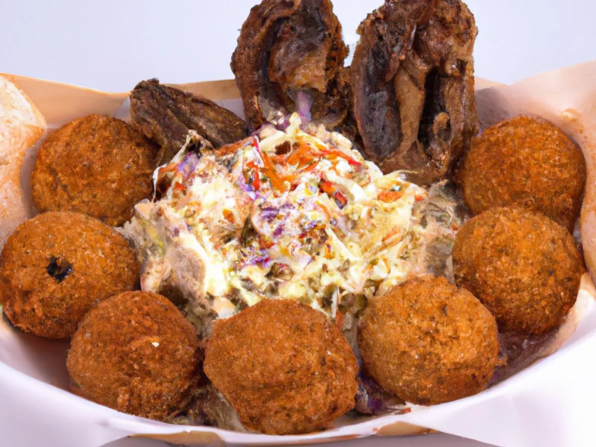 Fried Oyster Basket with Hushpuppies and Coleslaw [21 oz]