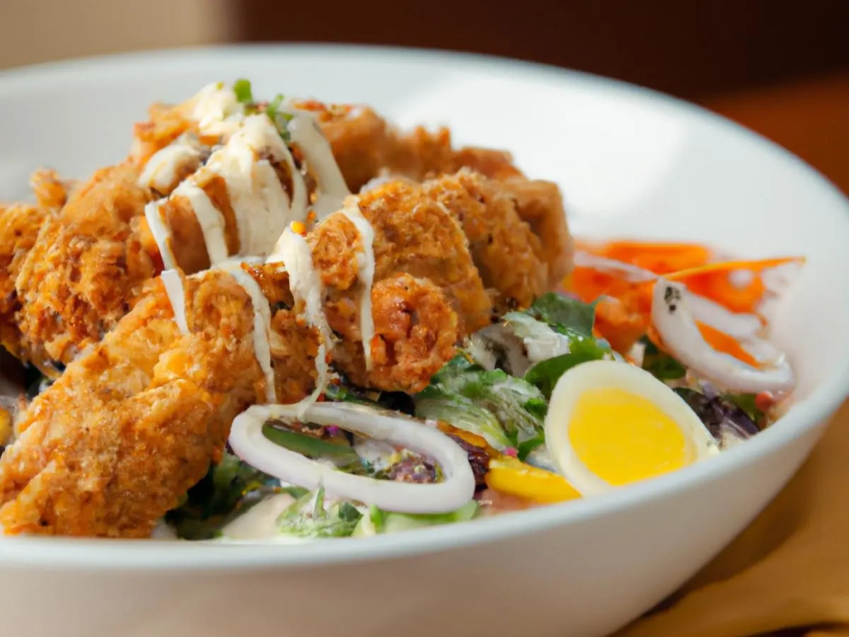Crispy Chicken Tender Salad [16 oz]