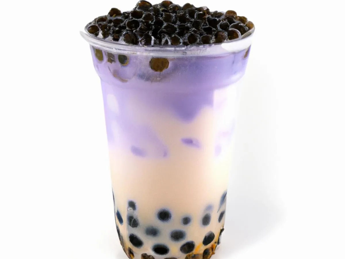 Taro Milk Tea with Non Dairy Creamer (Quarter Sweetness) Taro Milk Tea with Non Dairy Creamer (Quarter Sweetness)