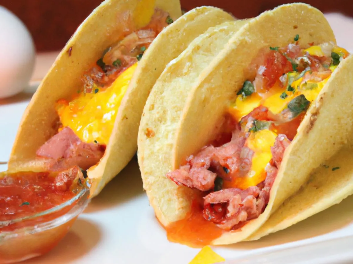 Honey Ham Taco on Corn Tortillas Honey Ham Taco on Corn Tortillas