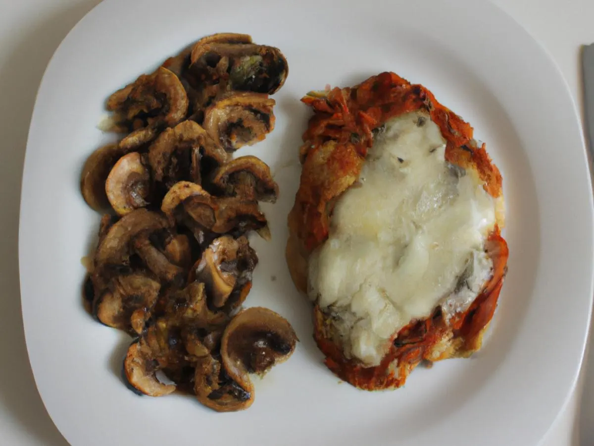 Chicken Parm with Sautéed Mushrooms Chicken Parm with Sautéed Mushrooms