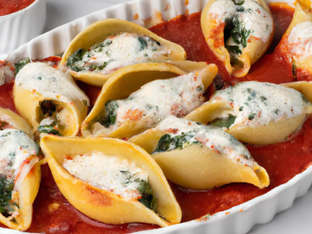 Stuffed Shells with Greek Salad Stuffed Shells with Greek Salad