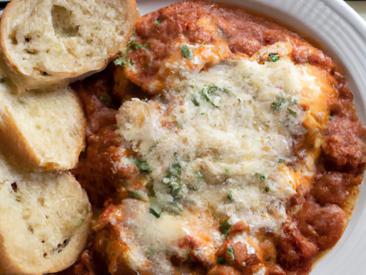 Gluten Free Chicken Parm with House Salad Gluten Free Chicken Parm with House Salad