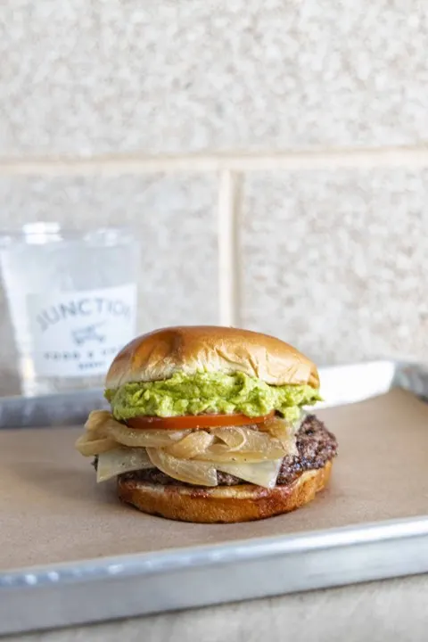 West Coast Burger w/ Cole Slaw West Coast Burger w/ Cole Slaw