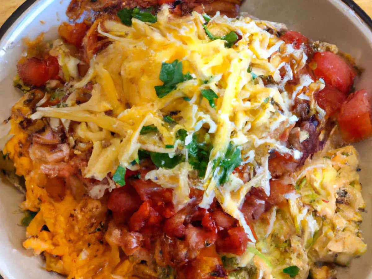 Bacon Breakfast Burrito Bowl Bacon Breakfast Burrito Bowl
