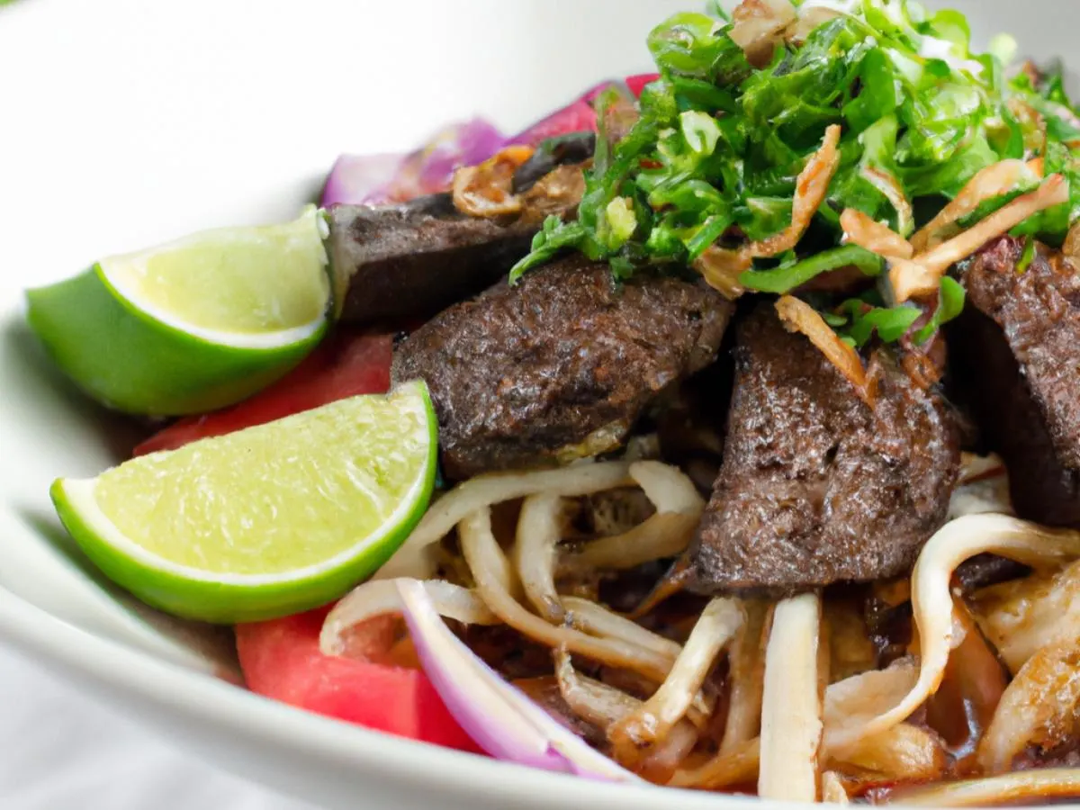 Shaken Beef Noodles Shaken Beef Noodles