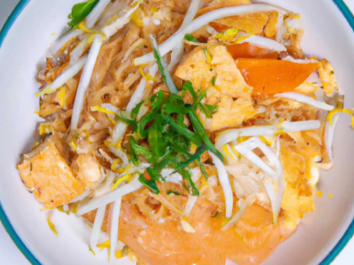 Salmon Pad Thai Salmon Pad Thai
