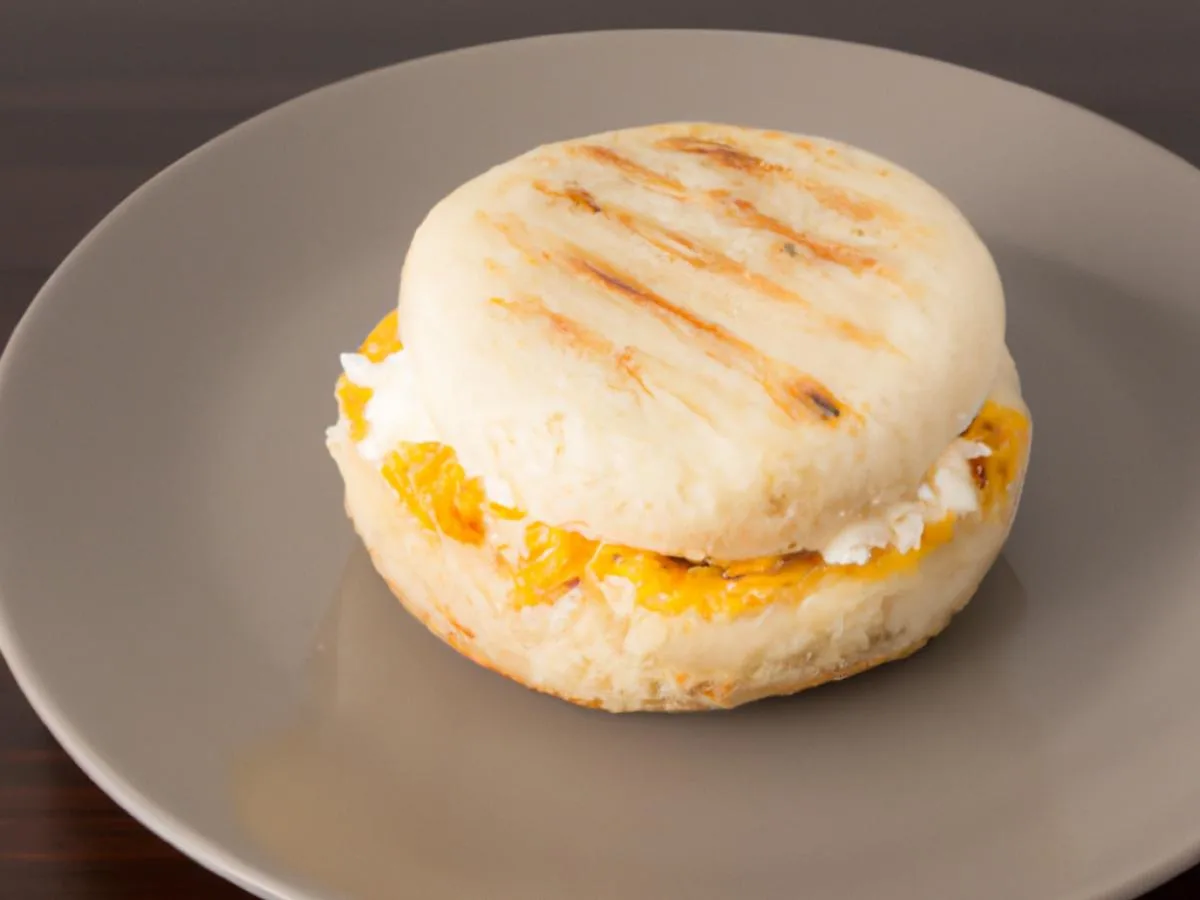 Egg and Cheddar English Muffin Breakfast Sandwich Egg and Cheddar English Muffin Breakfast Sandwich