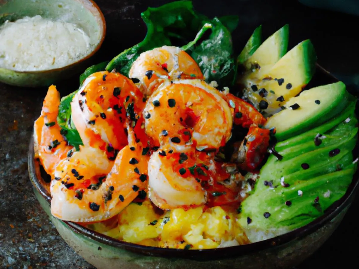 Grilled Shrimp Poke Bowl Grilled Shrimp Poke Bowl